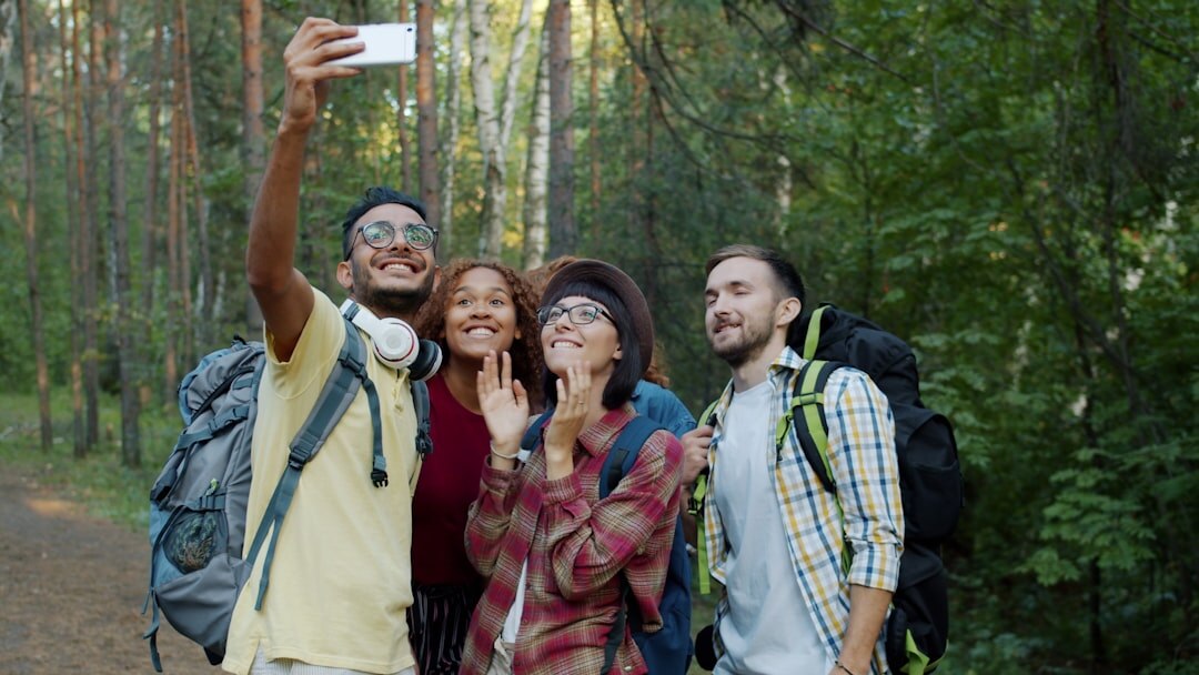 group of friends traveling